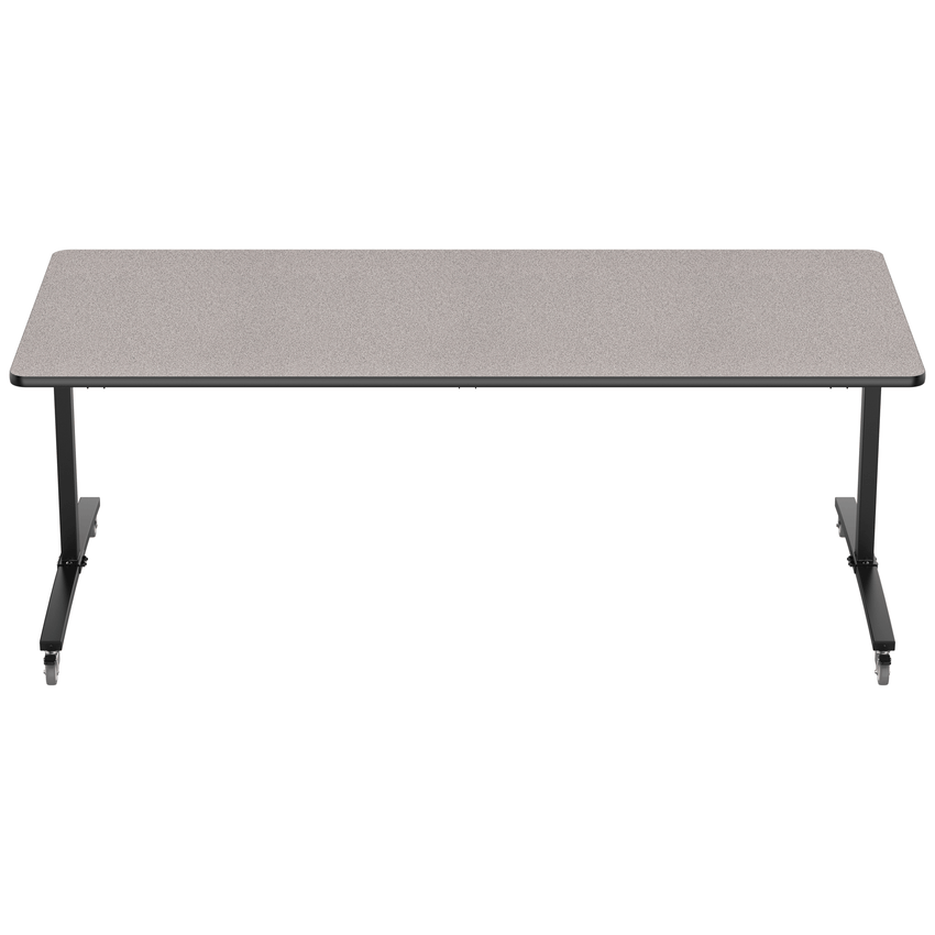 NPS Mobile Flipper Table - Space - Saving, Durable & Easy Mobility 42"W x 96"L x 36"H (NPS - MFT10 - 42962) - SchoolOutlet