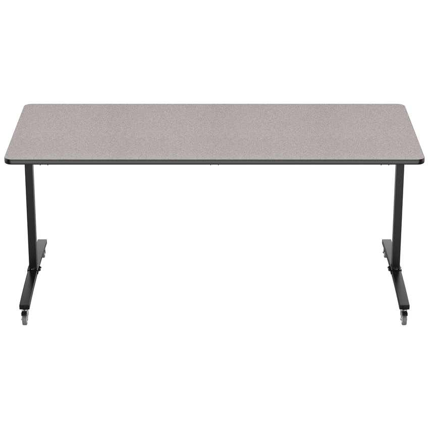 NPS Mobile Flipper Table - Space - Saving, Durable & Easy Mobility 42"W x 96"L x 42"H (NPS - MFT10 - 42963) - SchoolOutlet