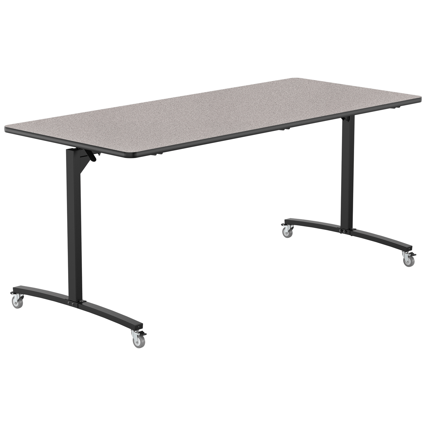 NPS Mobile Flipper Table - Space - Saving, Durable & Easy Mobility 42"W x 96"L x 42"H (NPS - MFT10 - 42963) - SchoolOutlet