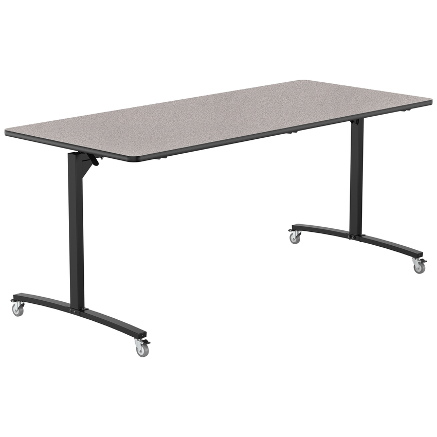 NPS Mobile Flipper Table - Space - Saving, Durable & Easy Mobility 42"W x 96"L x 42"H (NPS - MFT10 - 42963) - SchoolOutlet