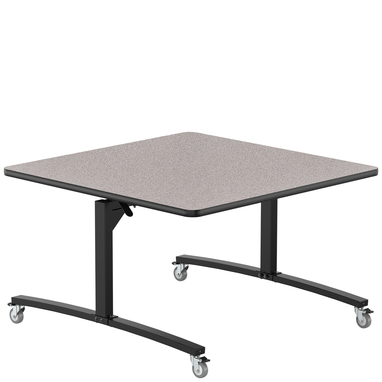 NPS Mobile Flipper Table - Space - Saving, Durable & Easy Mobility 48"W x 48"L x 29"H ADA (NPS - MFT10 - 48481) - SchoolOutlet