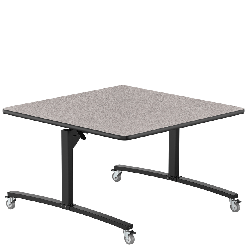 NPS Mobile Flipper Table - Space - Saving, Durable & Easy Mobility 48"W x 48"L x 29"H ADA (NPS - MFT10 - 48481) - SchoolOutlet
