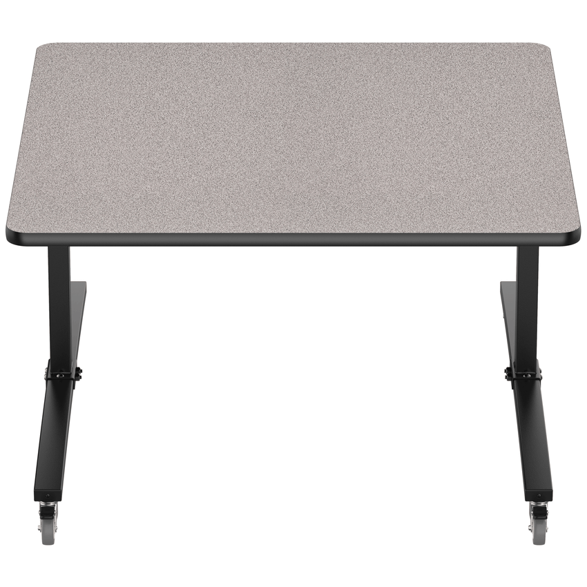 NPS Mobile Flipper Table - Space - Saving, Durable & Easy Mobility 48"W x 48"L x 29"H ADA (NPS - MFT10 - 48481) - SchoolOutlet
