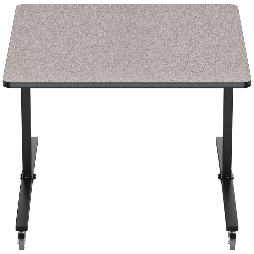 NPS Mobile Flipper Table - Space - Saving, Durable & Easy Mobility 48"W x 48"L x 36"H (NPS - MFT10 - 48482) - SchoolOutlet