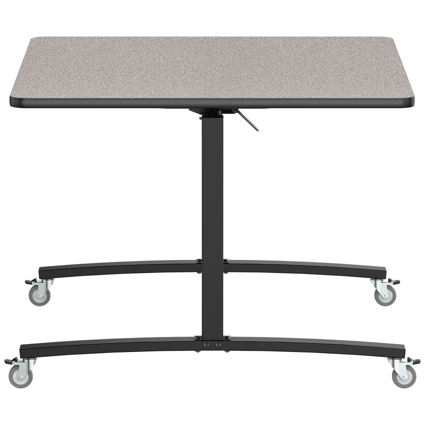 NPS Mobile Flipper Table - Space - Saving, Durable & Easy Mobility 48"W x 48"L x 36"H (NPS - MFT10 - 48482) - SchoolOutlet