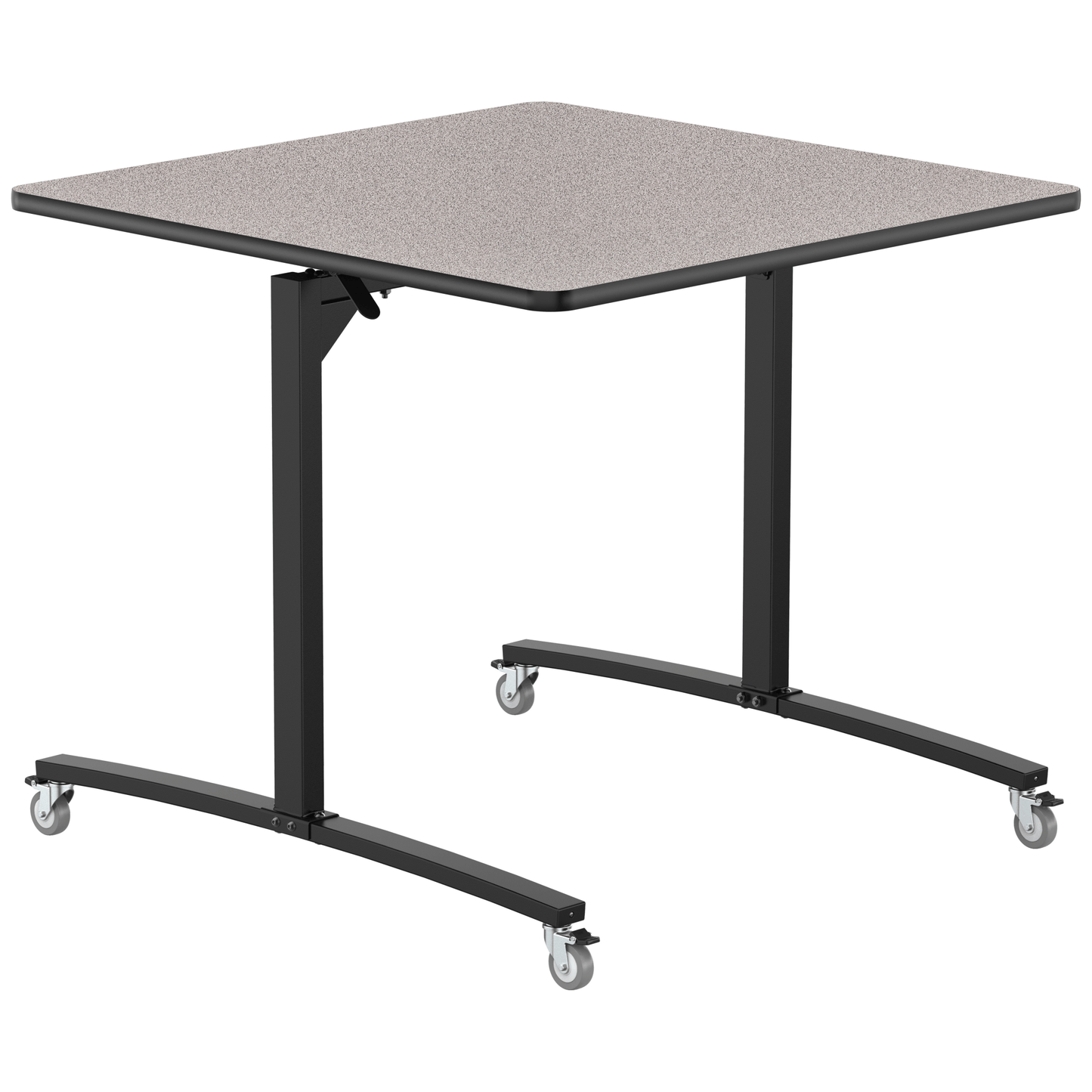 NPS Mobile Flipper Table - Space - Saving, Durable & Easy Mobility 48"W x 48"L x 48"H (NPS - MFT10 - 48483) - SchoolOutlet