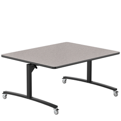 NPS Mobile Flipper Table - Space-Saving, Durable & Easy Mobility 48"W x 60"L x 29"H ADA (NPS-MFT10-48601)