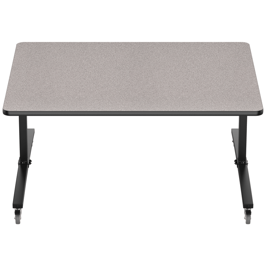 NPS Mobile Flipper Table - Space - Saving, Durable & Easy Mobility 48"W x 60"L x 29"H ADA (NPS - MFT10 - 48601) - SchoolOutlet