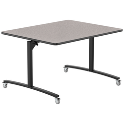 NPS Mobile Flipper Table - Space-Saving, Durable & Easy Mobility 48"W x 60"L x 36"H (NPS-MFT10-48602)