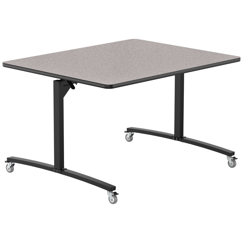 NPS Mobile Flipper Table - Space - Saving, Durable & Easy Mobility 48"W x 60"L x 36"H (NPS - MFT10 - 48602) - SchoolOutlet