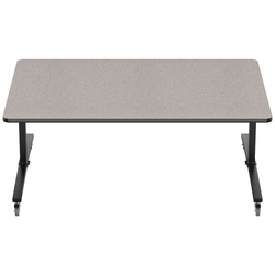 NPS Mobile Flipper Table - Space-Saving, Durable & Easy Mobility 48"W x 72"L x 29"H ADA (NPS-MFT10-48721)