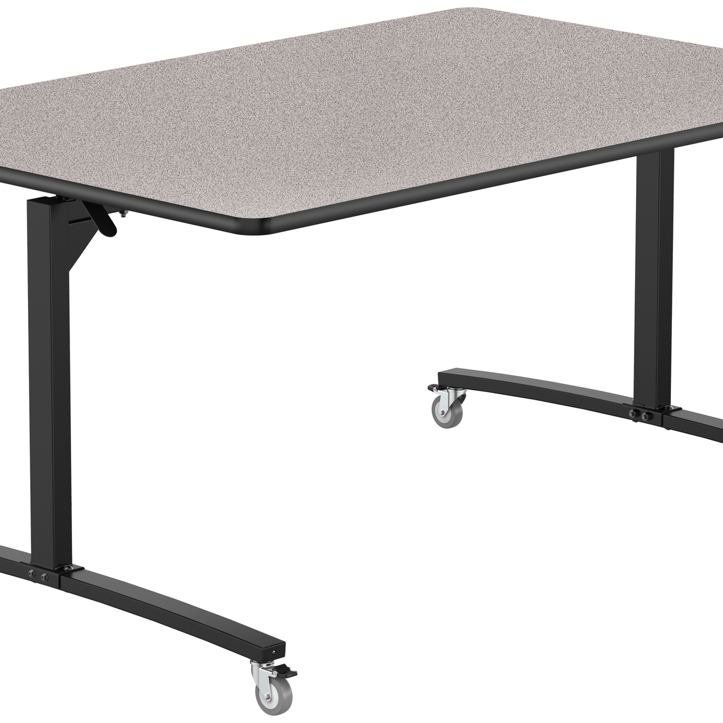 NPS Mobile Flipper Table - Space - Saving, Durable & Easy Mobility 48"W x 72"L x 36"H (NPS - MFT10 - 48722) - SchoolOutlet