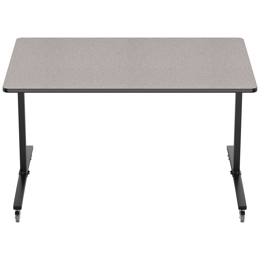 NPS Mobile Flipper Table - Space - Saving, Durable & Easy Mobility 48"W x 72"L x 48"H (NPS - MFT10 - 48723) - SchoolOutlet
