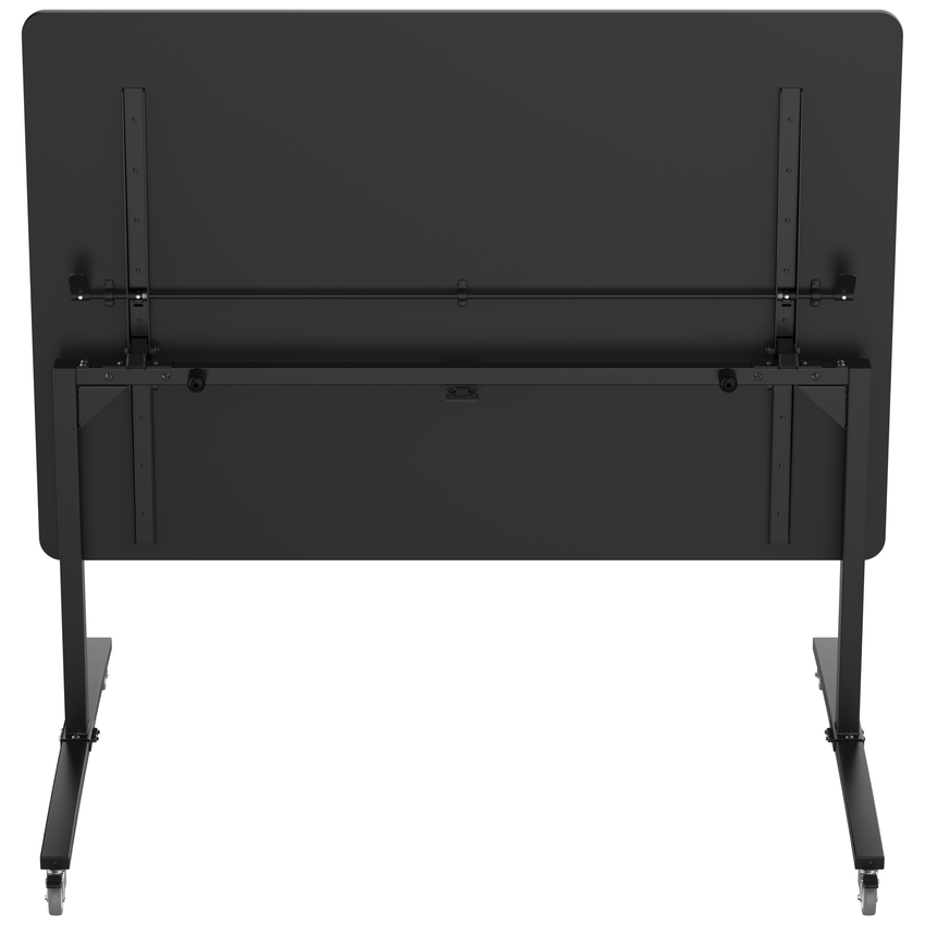 NPS Mobile Flipper Table - Space - Saving, Durable & Easy Mobility 48"W x 72"L x 48"H (NPS - MFT10 - 48723) - SchoolOutlet