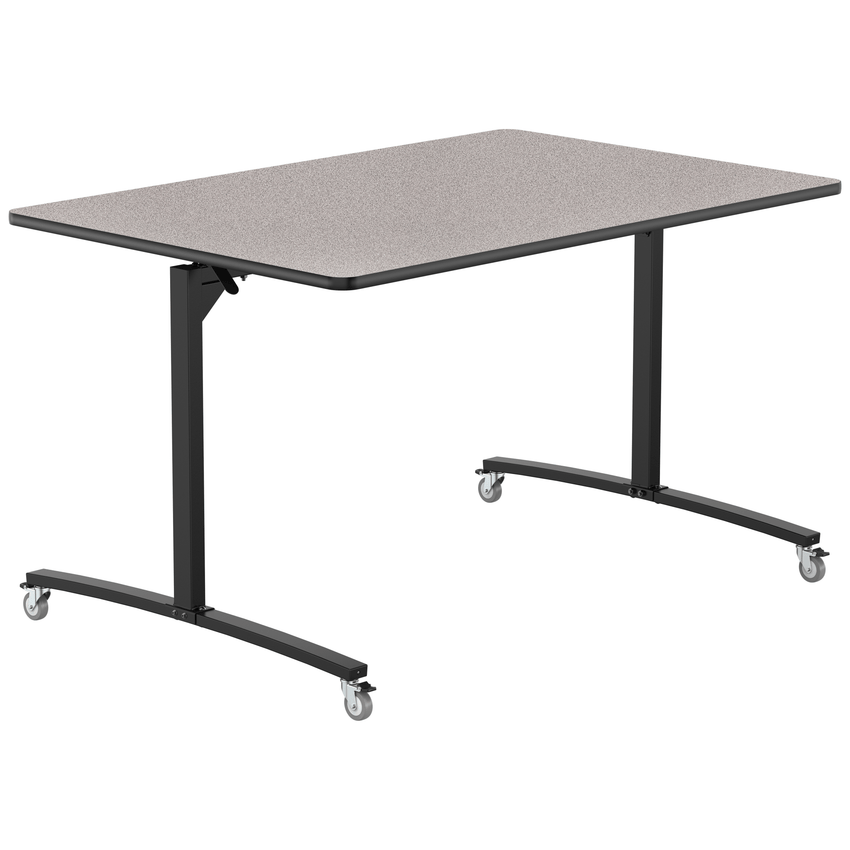 NPS Mobile Flipper Table - Space - Saving, Durable & Easy Mobility 48"W x 72"L x 48"H (NPS - MFT10 - 48723) - SchoolOutlet