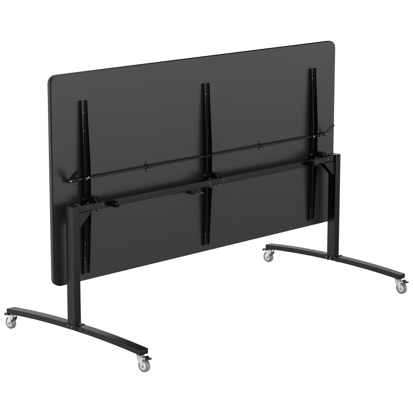 NPS Mobile Flipper Table - Space - Saving, Durable & Easy Mobility 48"W x 96"L x 36"H (NPS - MFT10 - 48962) - SchoolOutlet