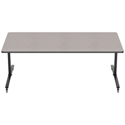 NPS Mobile Flipper Table - Space-Saving, Durable & Easy Mobility 48"W x 96"L x 36"H (NPS-MFT10-48962)