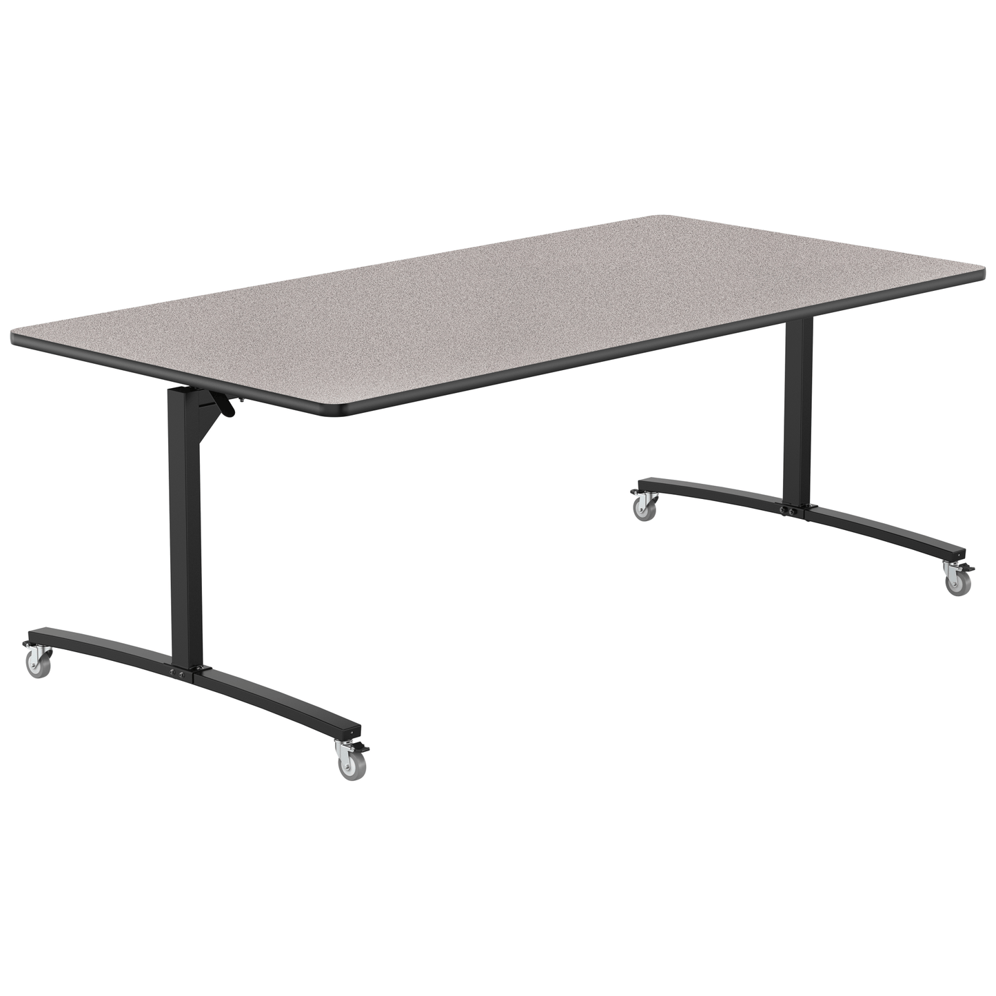 NPS Mobile Flipper Table - Space - Saving, Durable & Easy Mobility 48"W x 96"L x 36"H (NPS - MFT10 - 48962) - SchoolOutlet