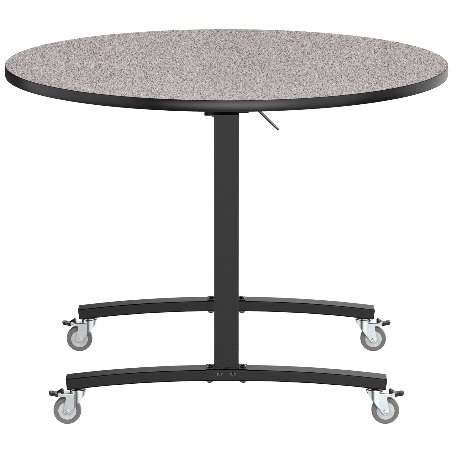 NPS Round Mobile Flipper Table - Space - Saving, Durable & Easy Mobility 48” Dia x 36”H (NPS - MFT10 - 48RD2) - SchoolOutlet