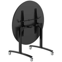 NPS Round Mobile Flipper Table - Space-Saving, Durable & Easy Mobility 48” Dia x 36”H (NPS-MFT10-48RD2)