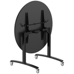 NPS Round Mobile Flipper Table - Space - Saving, Durable & Easy Mobility 48” Dia x 36”H (NPS - MFT10 - 48RD2) - SchoolOutlet