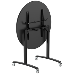 NPS Round Mobile Flipper Table - Space-Saving, Durable & Easy Mobility 48” Dia x 42”H (NPS-MFT10-48RD3)