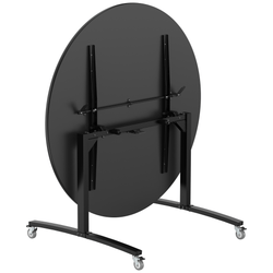 NPS Round Mobile Flipper Table - Space-Saving, Durable & Easy Mobility 60” Dia x 36”H (NPS-MFT10-60RD2)