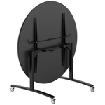 NPS Round Mobile Flipper Table - Space - Saving, Durable & Easy Mobility 60” Dia x 36”H (NPS - MFT10 - 60RD2) - SchoolOutlet