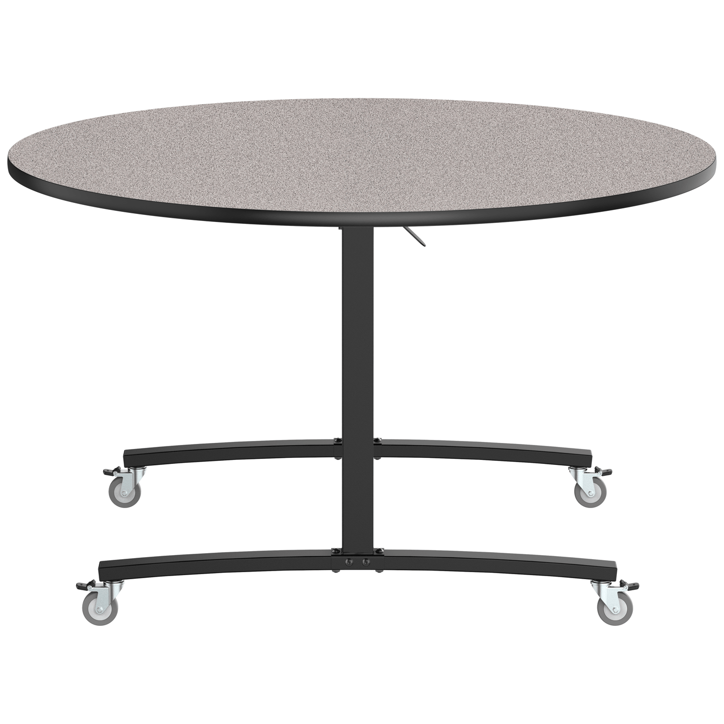 NPS Round Mobile Flipper Table - Space - Saving, Durable & Easy Mobility 60” Dia x 36”H (NPS - MFT10 - 60RD2) - SchoolOutlet
