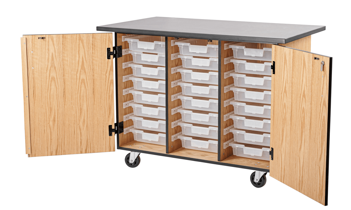 NPS Mobile Science Cart with Tote Trays, Chem Res Top (National Public ...