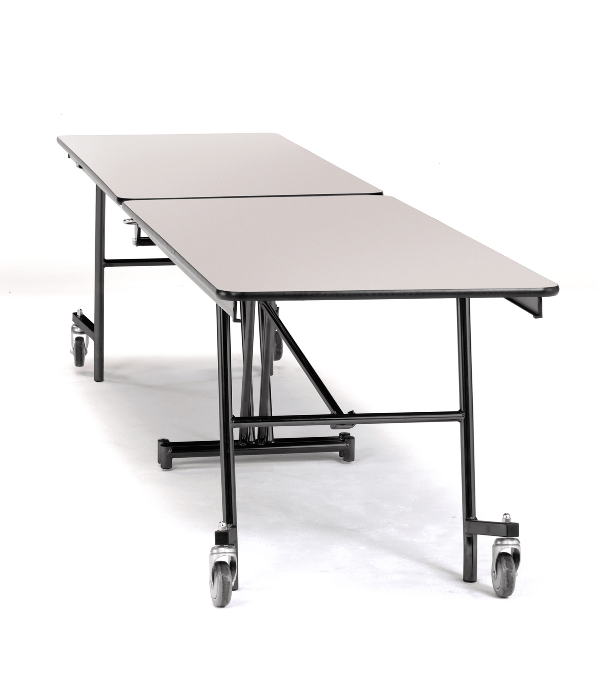 NPS Rectangle Mobile Cafeteria Table Shape Unit, 30"W x 145"L x 32"H (NPS-MT12-XXX32) - SchoolOutlet