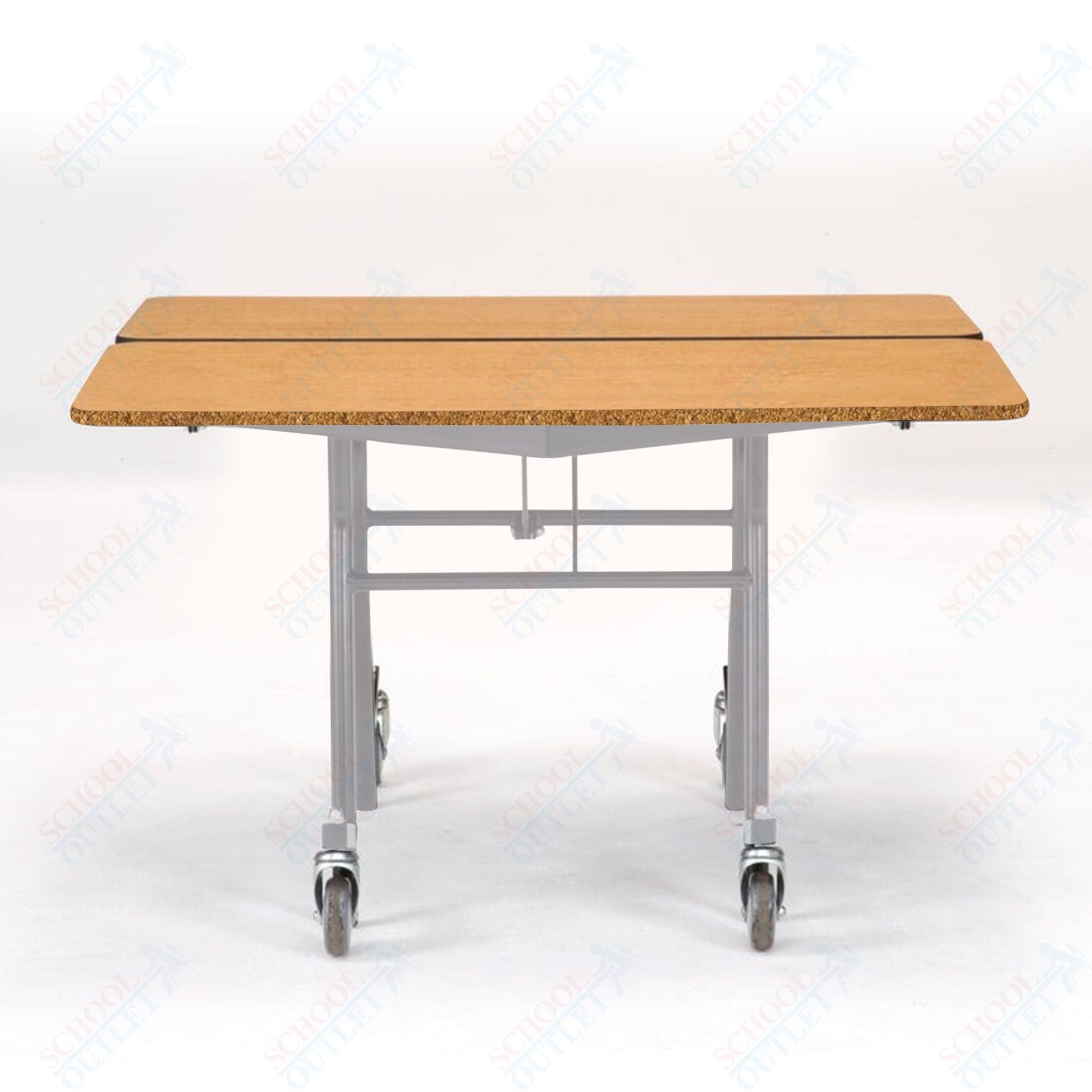 NPS Mobile Cafeteria Square Table Shape Unit - 48" W x 48" L (National Public Seating NPS - MT48Q) - SchoolOutlet