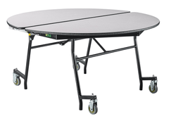 NPS Mobile Cafeteria Round Table Shape Unit, 48"W x 48"L x 42"H (NPS-MT48R-XXX42)