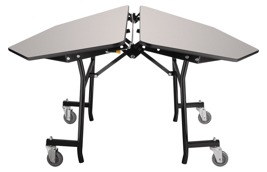 NPS Mobile Cafeteria Octagon Folding Table Unit - 60"W x 60"L x 25"H (NPS-MT60O-XXX25) - SchoolOutlet