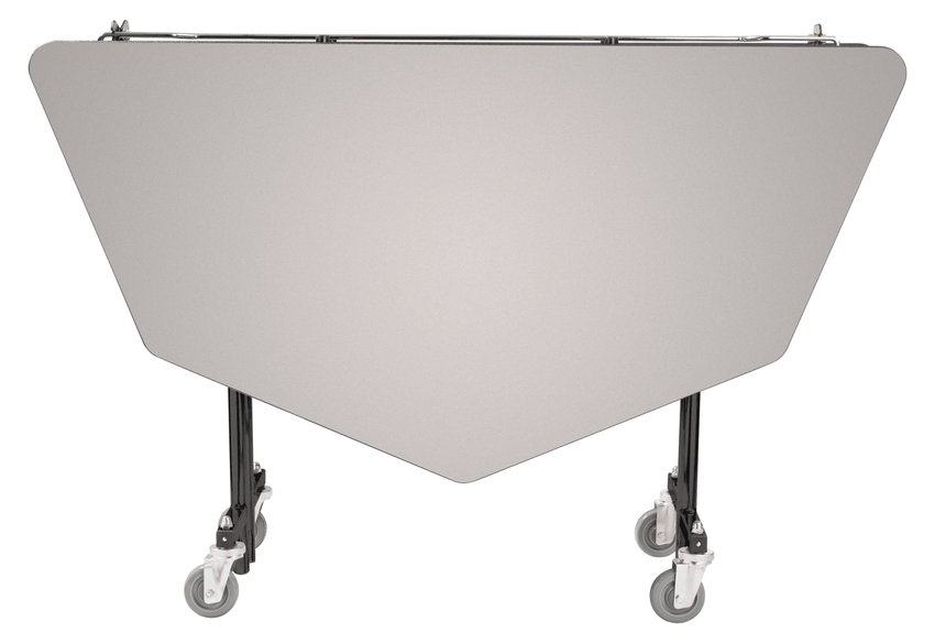 NPS Mobile Cafeteria Octagon Folding Table Unit - 60"W x 60"L x 32"H (NPS-MT60O-XXX32) - SchoolOutlet