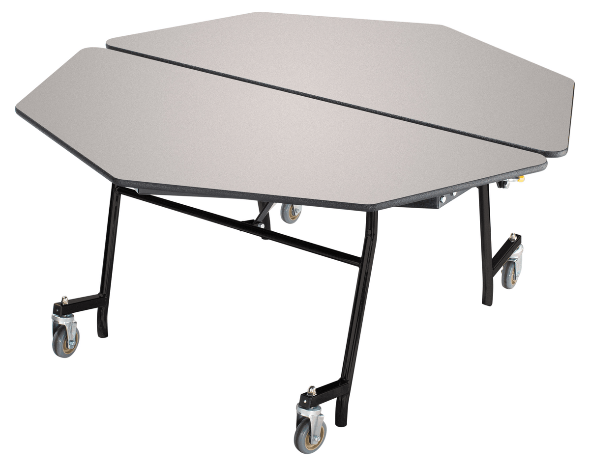 NPS Mobile Cafeteria Octagon Folding Table Unit - 60"W x 60"L x 32"H (NPS-MT60O-XXX32) - SchoolOutlet