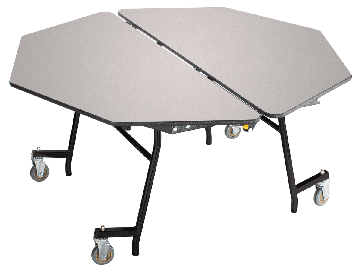 NPS Mobile Cafeteria Octagon Folding Table Unit - 60"W x 60"L x 42"H (NPS-MT60O-XXX42) - SchoolOutlet