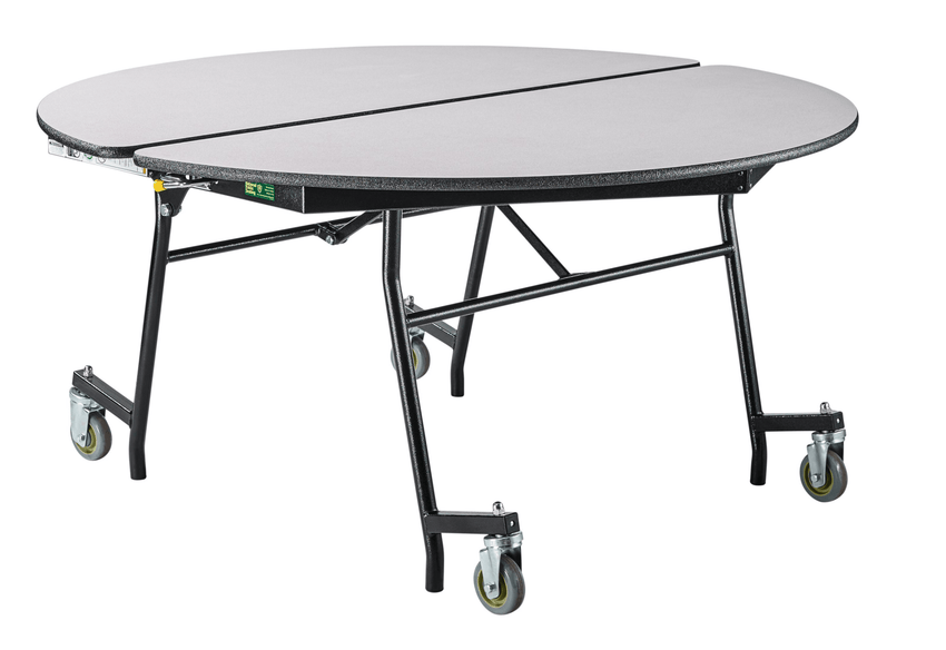 NPS Mobile Cafeteria Round Table Shape Unit, 60"W x 60"L x 32"H (NPS-MT60R-XXX32) - SchoolOutlet