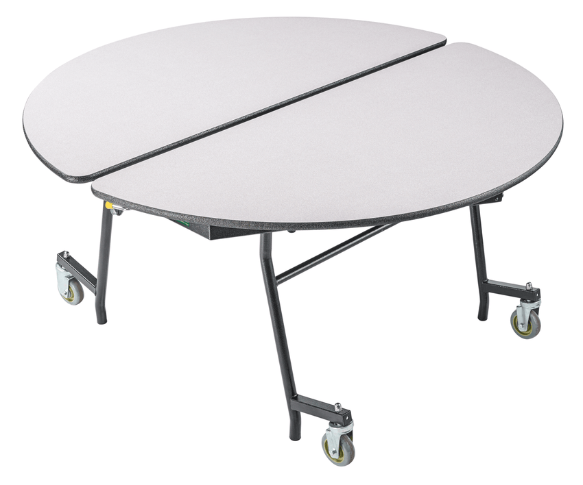 NPS Mobile Cafeteria Round Table Shape Unit, 60"W x 60"L x 32"H (NPS-MT60R-XXX32) - SchoolOutlet