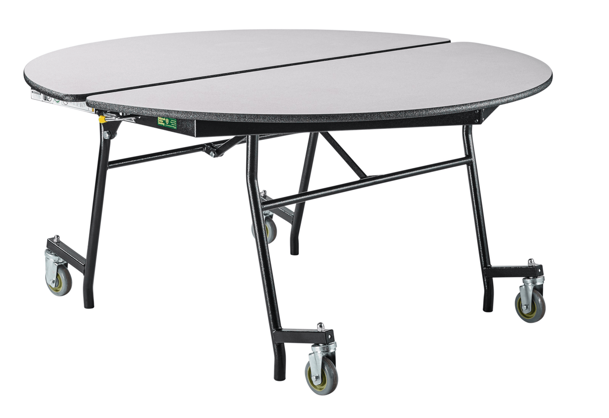 NPS Mobile Cafeteria Round Table Shape Unit, 60"W x 60"L x 42"H (NPS-MT60R-XXX42) - SchoolOutlet