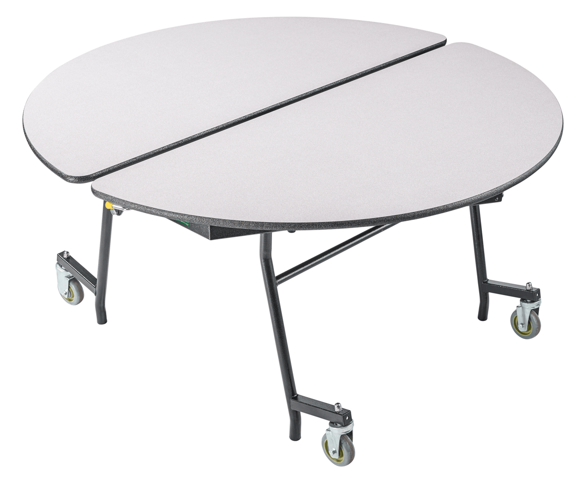 NPS Mobile Cafeteria Round Table Shape Unit, 72"W x 72"L x 42"H (NPS-MT72R-XXX42) - SchoolOutlet