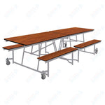 NPS Rectangle Mobile Cafeteria Table - 30