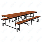 NPS Rectangle Mobile Cafeteria Table - 30