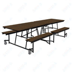 NPS Rectangle Mobile Cafeteria Table - 30