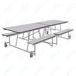 NPS Rectangle Mobile Cafeteria Table - 30