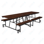 NPS Rectangle Mobile Cafeteria Table - 30