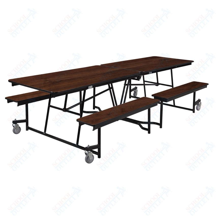 NPS Rectangle Mobile Cafeteria Table - 30" W x 10' L x 32" - Seats 8-12 (NPS-MTFB10-XX-32) - SchoolOutlet