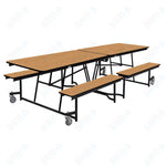 NPS Rectangle Mobile Cafeteria Table - 30