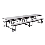 NPS Rectangle Mobile Cafeteria Table - 30