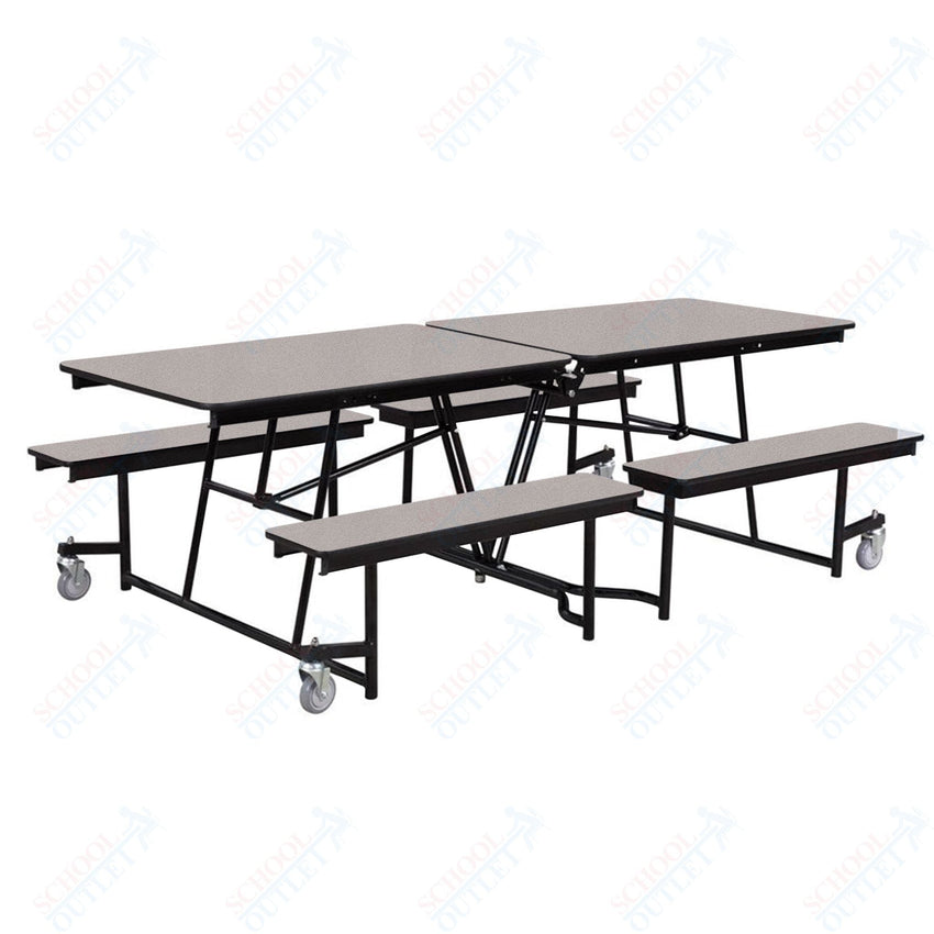 NPS Rectangle Mobile Cafeteria Table - 30" W x 8' L x 32" - Seats 8-12 (NPS-MTFB8-XX-32) - SchoolOutlet